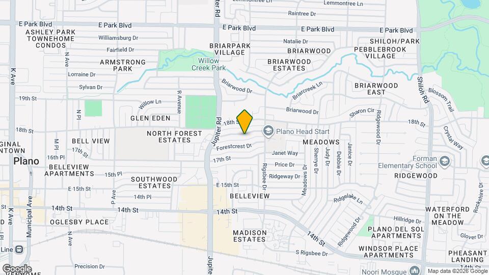 2404 Kentfield Ln Map and Location Details