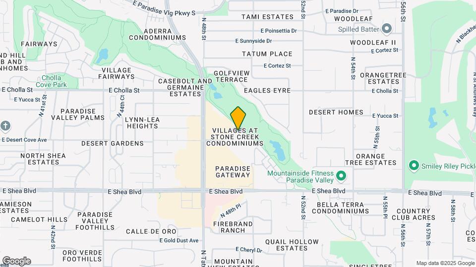 4850 E Desert Cove Ave Map and Location Details