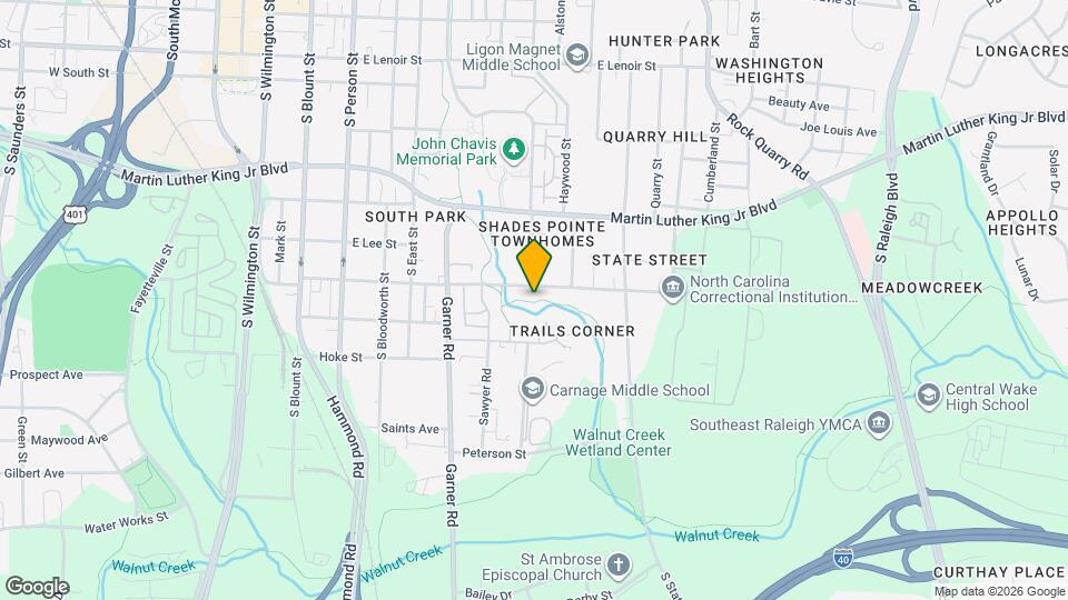 602 Bragg St Map and Location Details