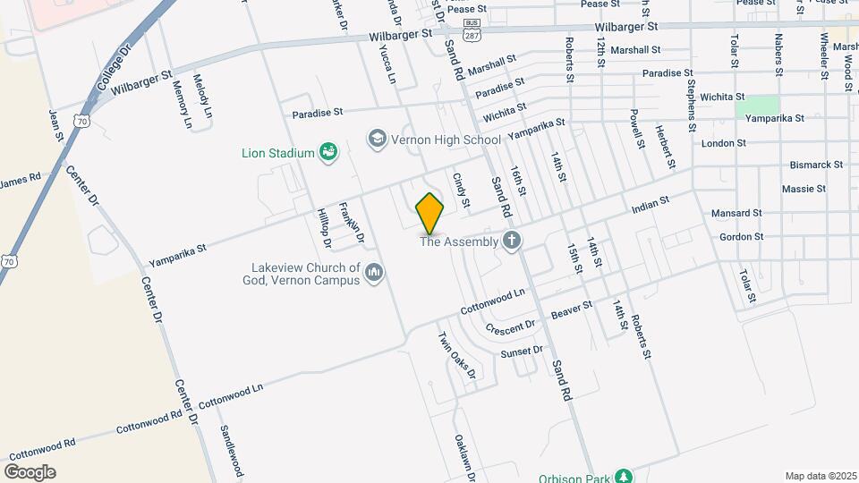 5000 Bismarck St Map and Location Details