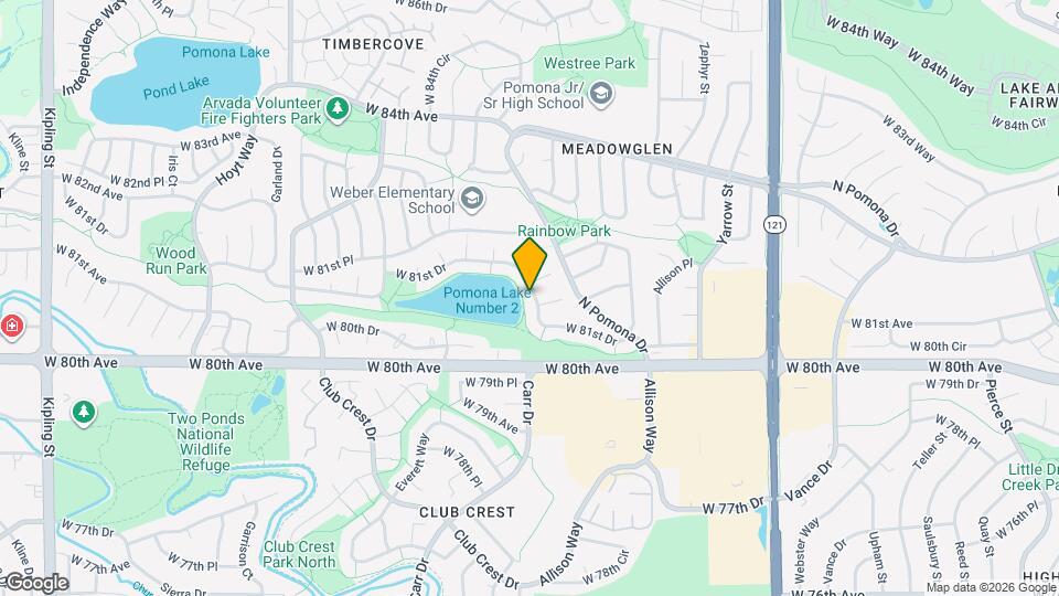 8350 W 81st Dr Mapa y Detalles de la Ubicación