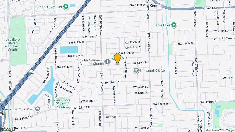 10462 SW 121st St Map and Location Details