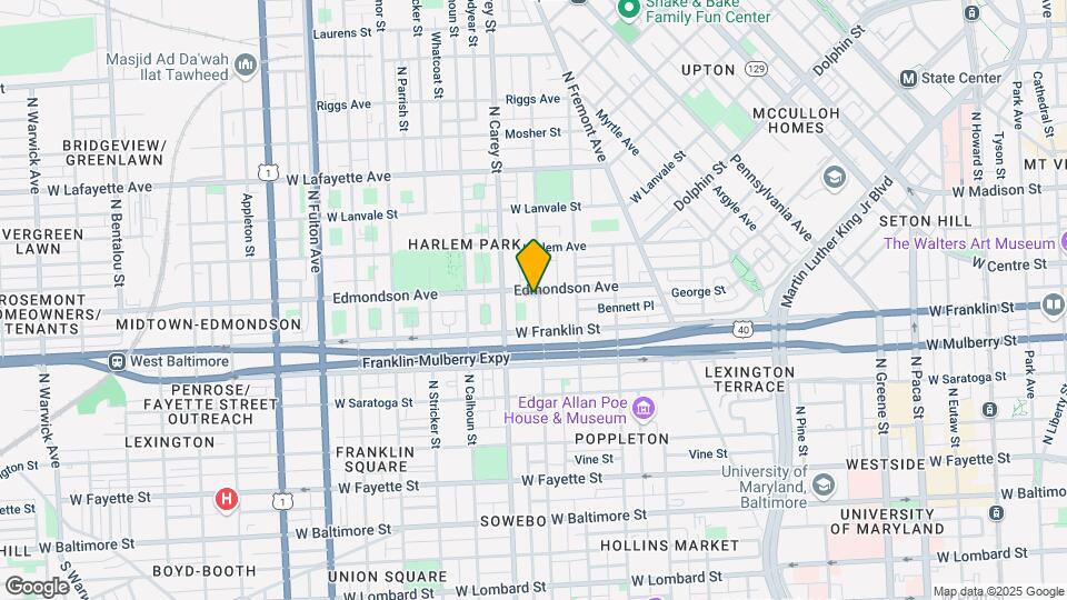534 N Carrollton Ave Map and Location Details