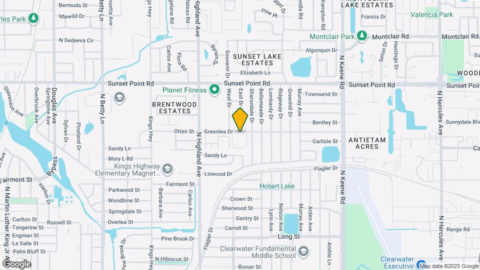 1579 Greenlea Dr Map and Location Details