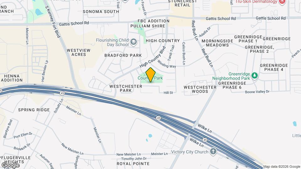 3012 Hill St Map and Location Details