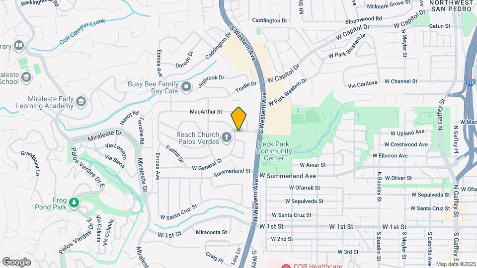1854 W Crestwood St Map and Location Details