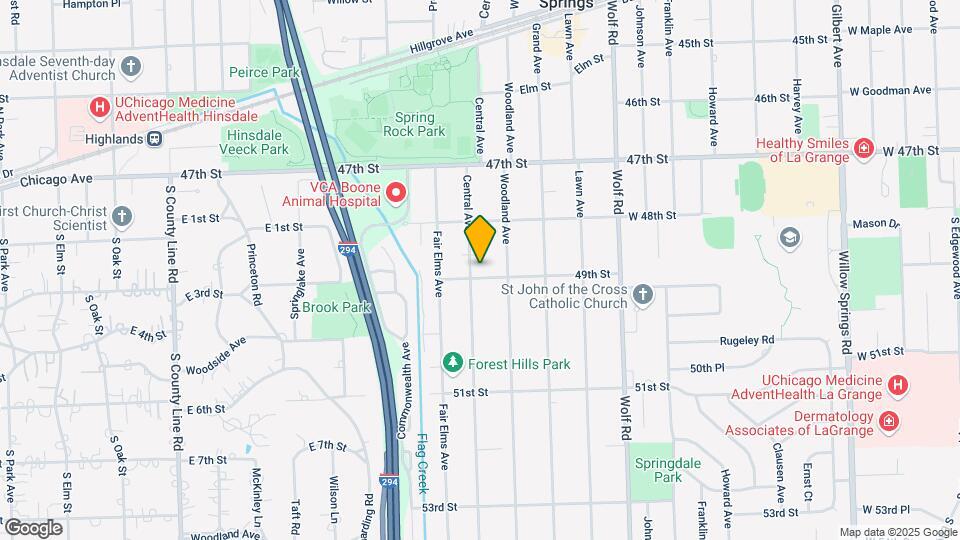 4841 Central Ave Map and Location Details
