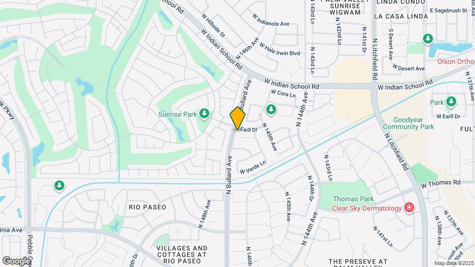 14654 W Avalon Dr Map and Location Details