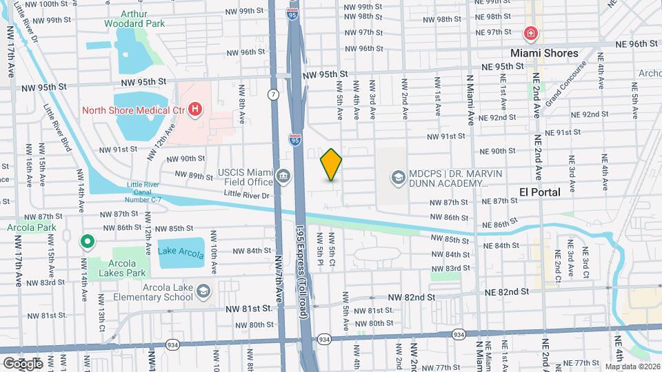 529 NW 88th St Map and Location Details