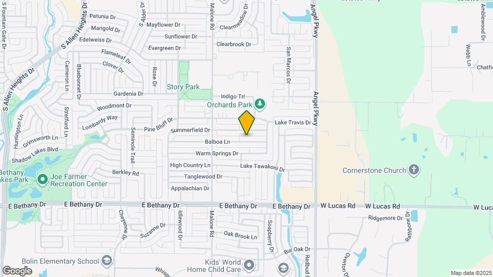 1627 Balboa Ln Map and Location Details