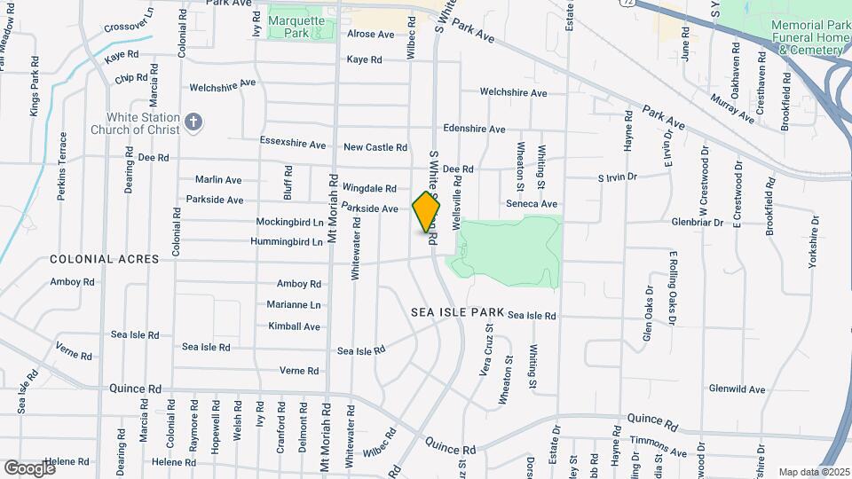 1261 S White Station Rd Map and Location Details
