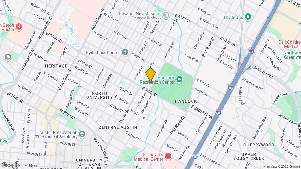 517 E 38th 1/2 St Map and Location Details