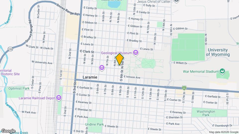817 E University Ave Map and Location Details