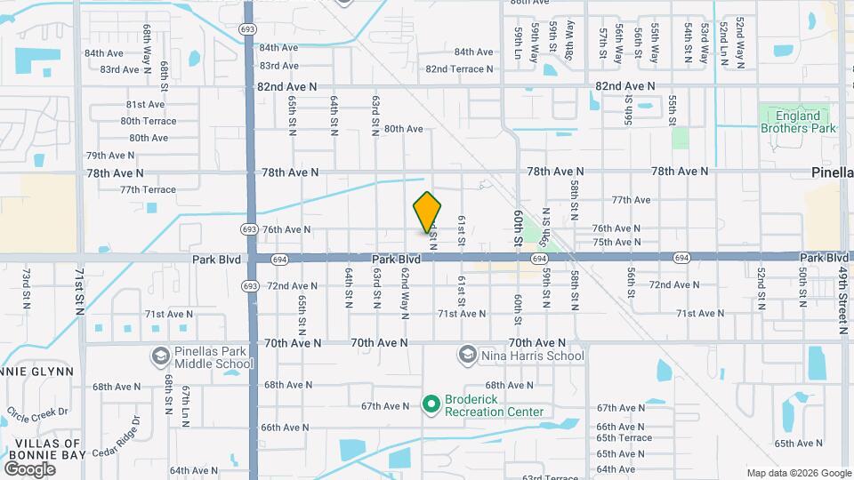 7530 62nd St N Map and Location Details