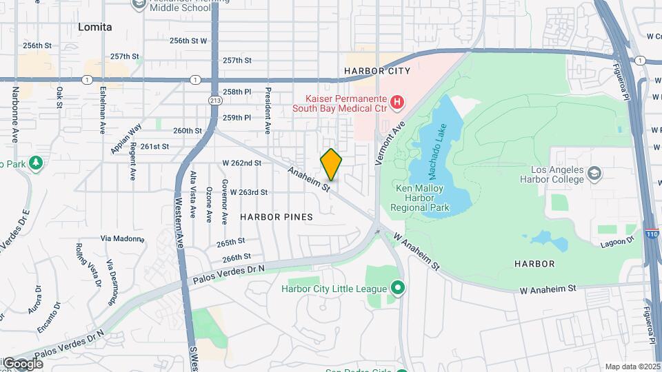 1319 Anaheim St Map and Location Details