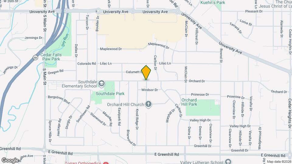 3603 Laurinda Dr Map and Location Details