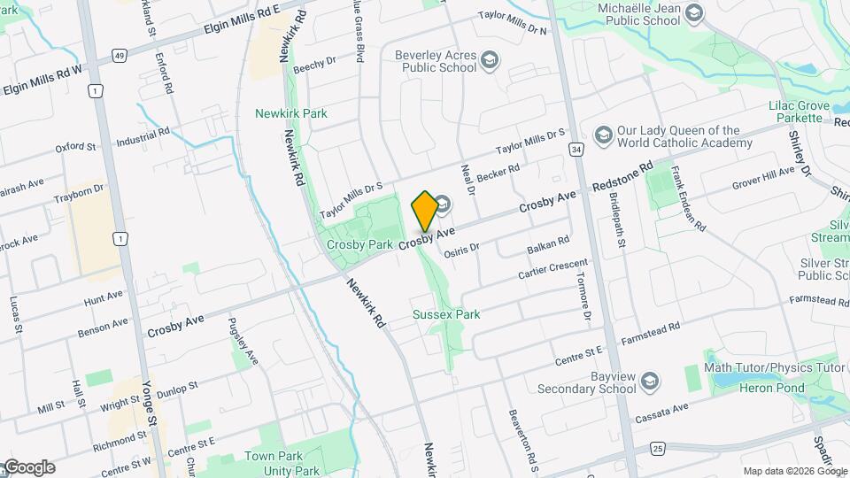 302 Crosby Ave Map and Location Details