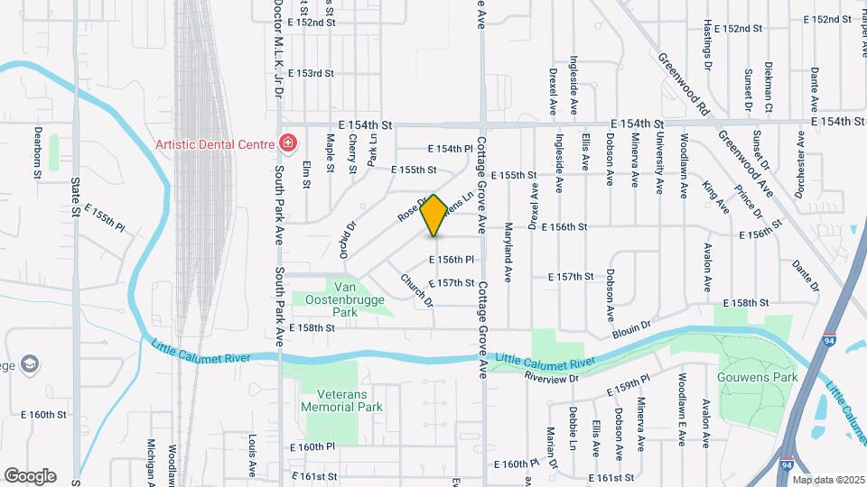 15612 Langley Ave Map and Location Details
