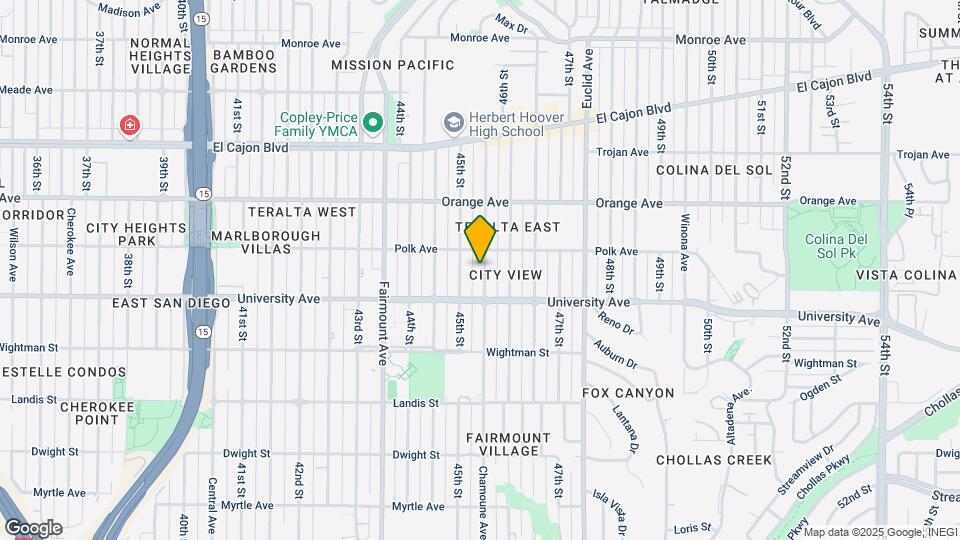 4054 Chamoune Ave Map and Location Details