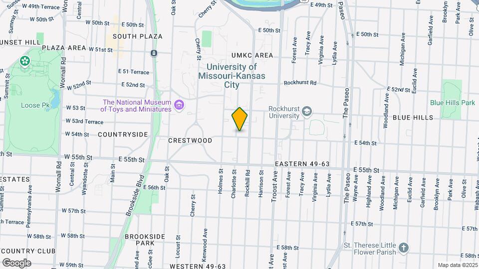 5345 Charlotte St Map and Location Details