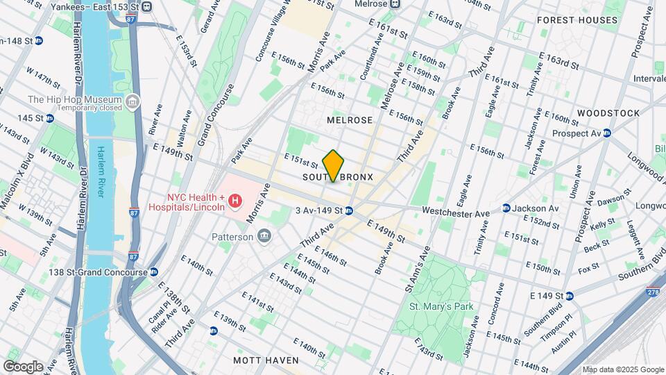 363 E 150th St Map and Location Details
