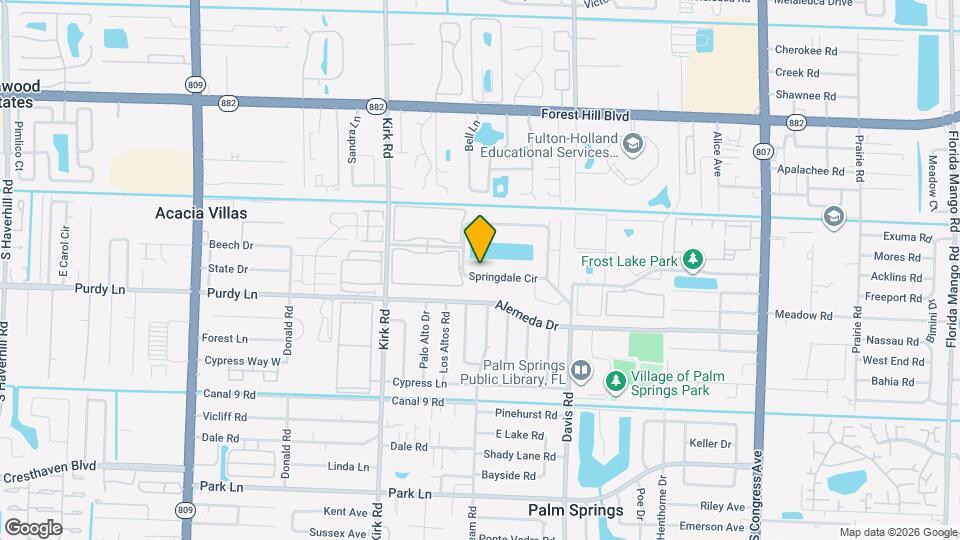 731 Springdale Cir Map and Location Details