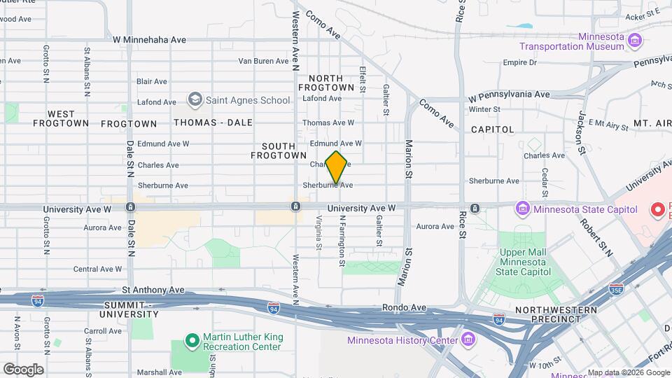 505-507 N Farrington St Mapa y Detalles de la Ubicación