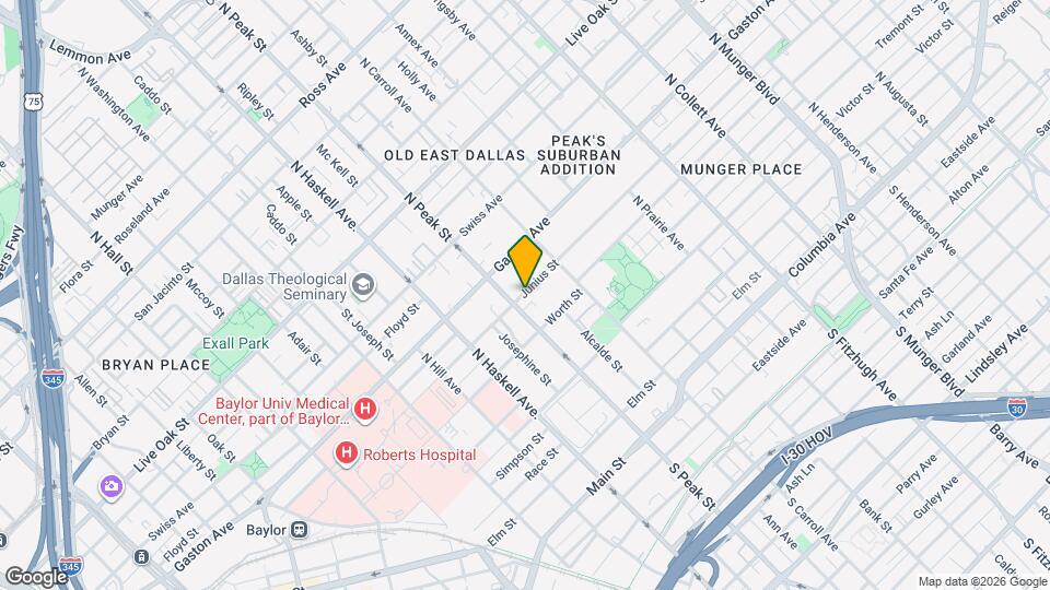 4304 Junius St Map and Location Details