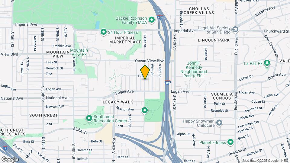731 S 45th St Map and Location Details