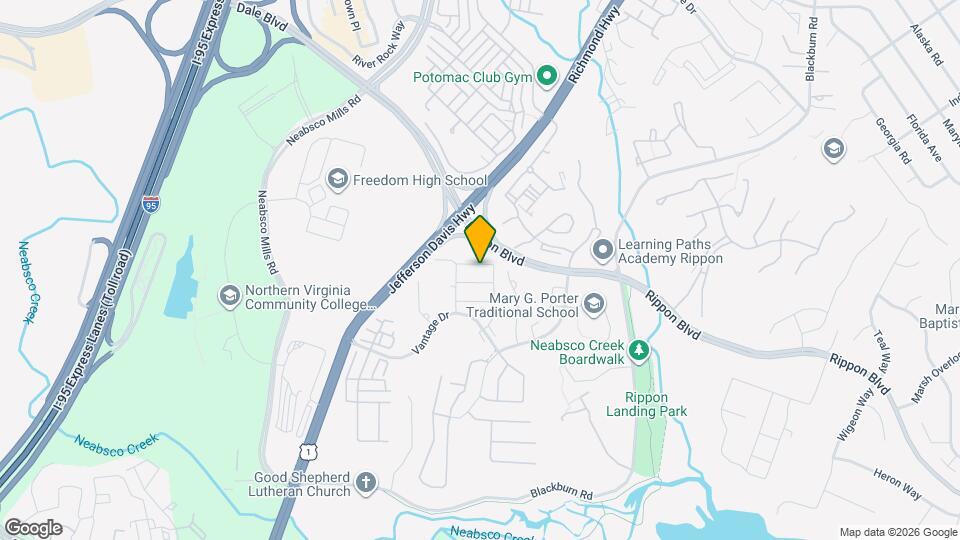 15334 Elizabeth Burbage Loop Map and Location Details