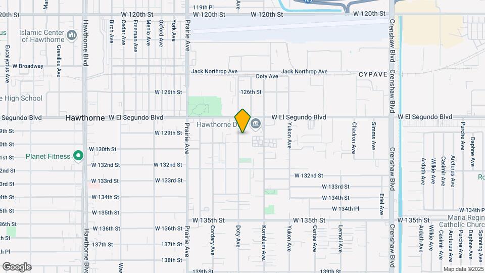 12914 Doty Ave Map and Location Details