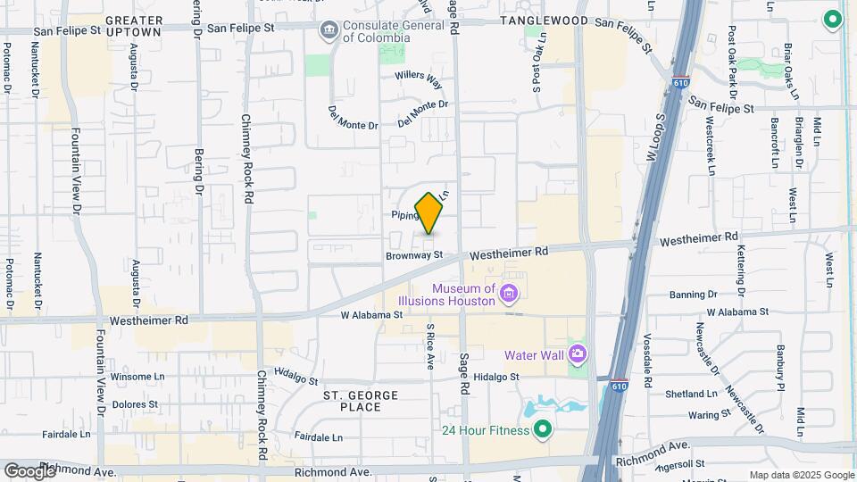 5250 Brownway St Map and Location Details
