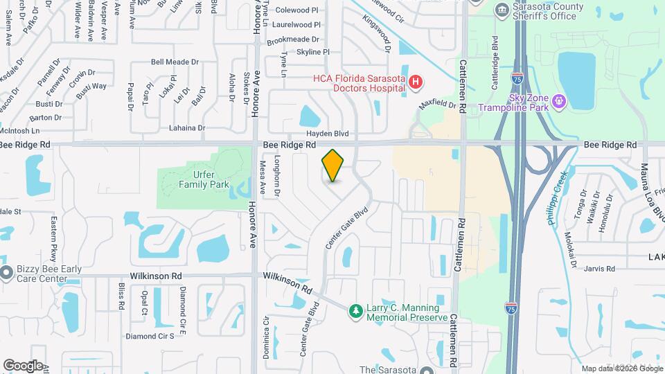 5667 Creekwood Dr Map and Location Details