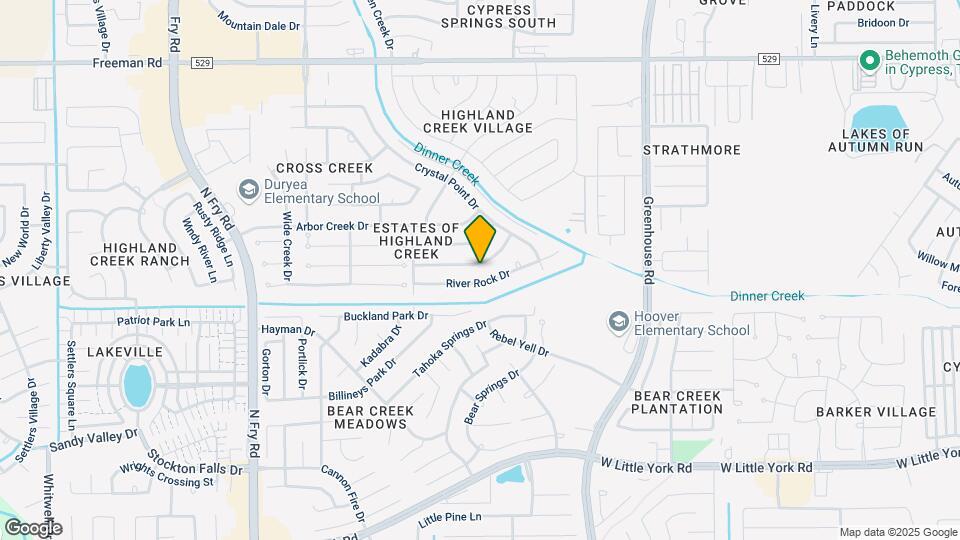 19731 Dusty Creek Dr Map and Location Details