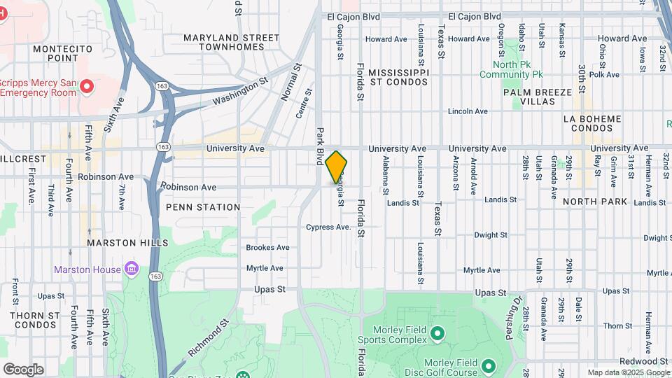 1865 Robinson Ave Map and Location Details