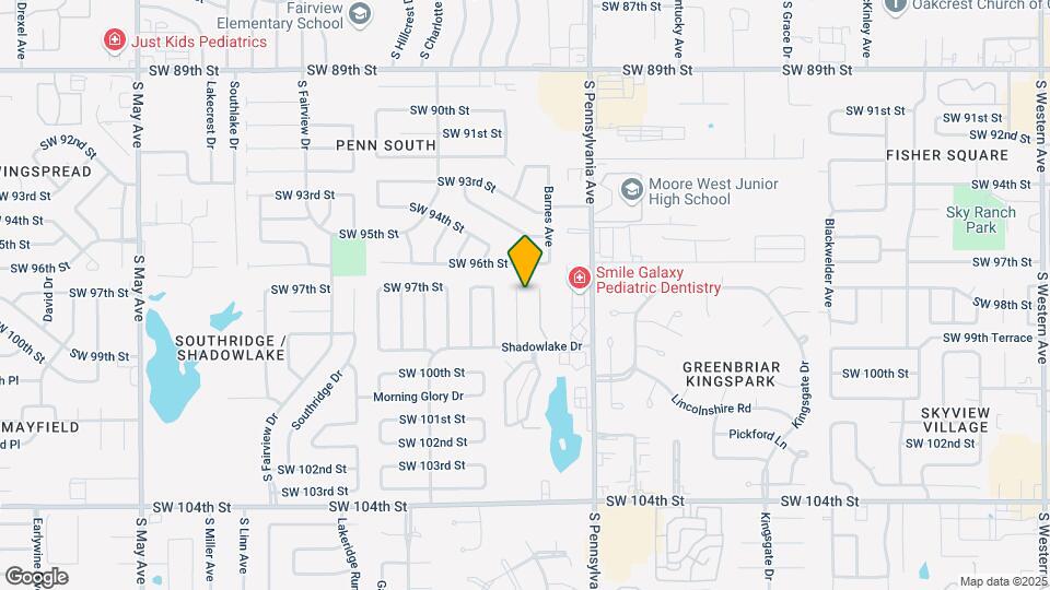 9806 Larkspur Ln Map and Location Details
