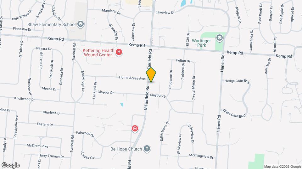 2108 N Fairfield Rd Map and Location Details