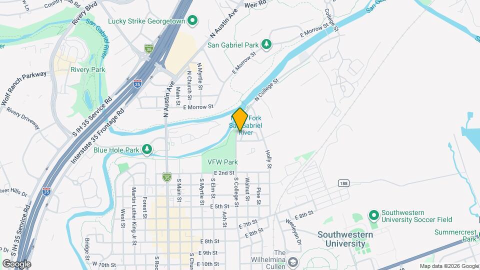 215 N College St Map and Location Details