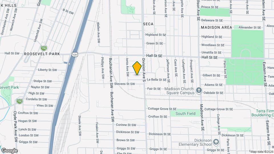 25 La Belle St SW Map and Location Details