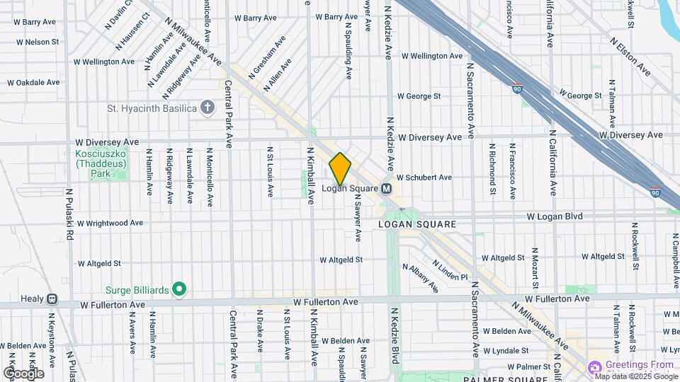 2643 N Spaulding Ave Map and Location Details
