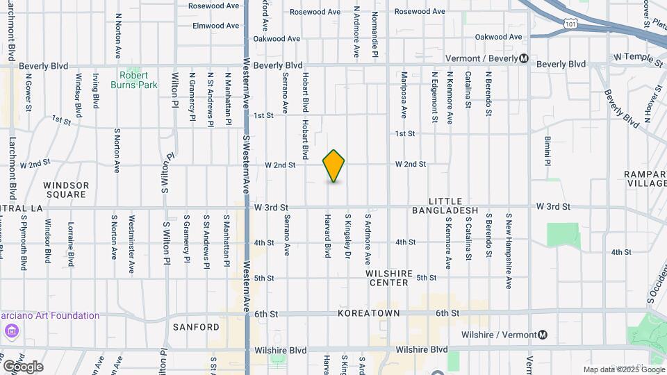 236-236 S Harvard Blvd Map and Location Details