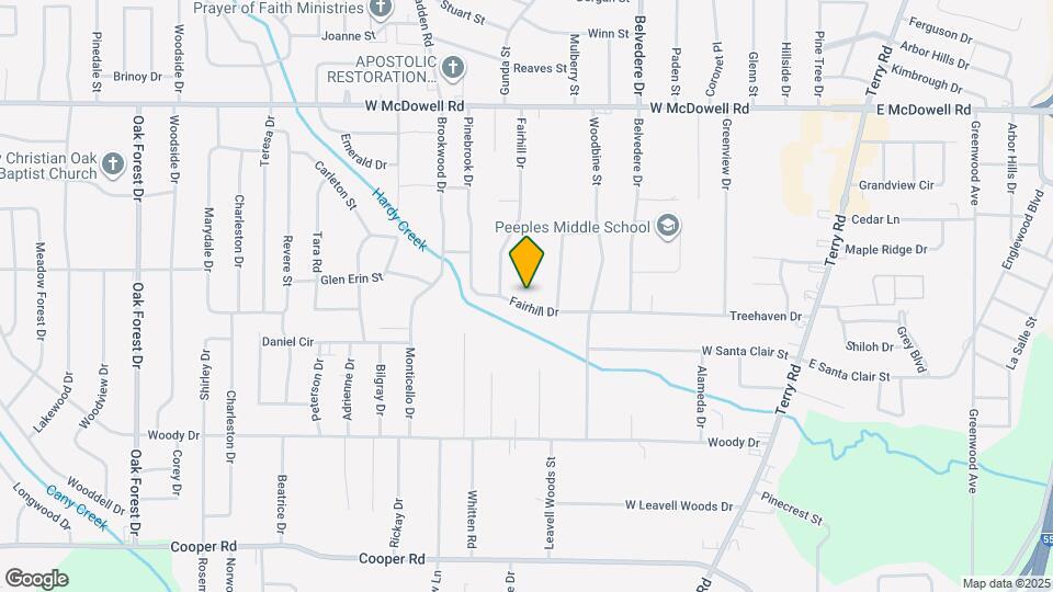 368 Fairhill Dr Map and Location Details