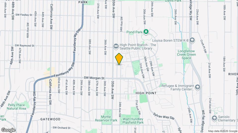 6319 34th Ave SW Map and Location Details