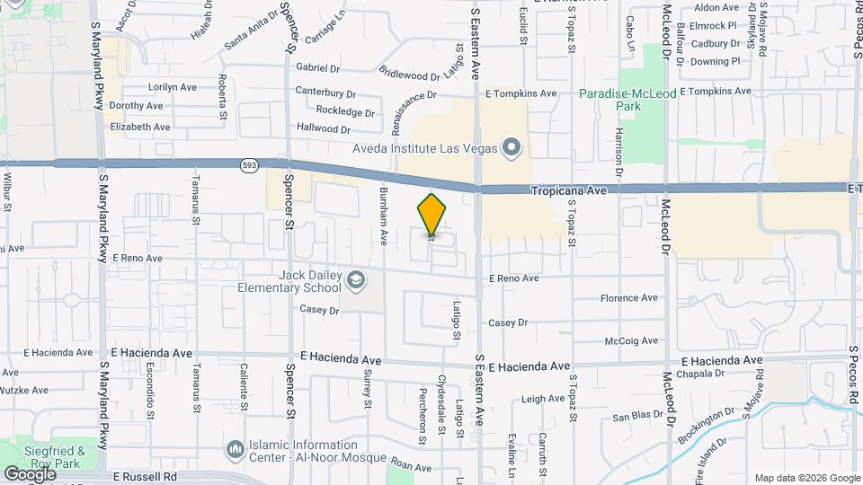 Tropical Pines Senior Apts Map and Location Details