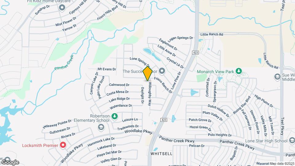 1412 Willoughby Way Map and Location Details