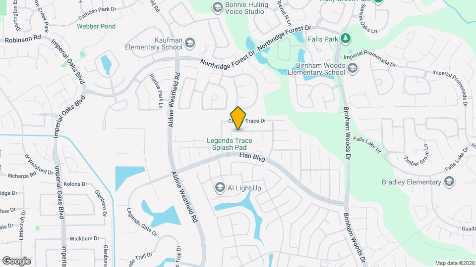 3014 Rose Trace Dr Mapa y Detalles de la Ubicación