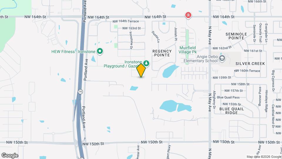 3316 NW 158th Terrace Map and Location Details