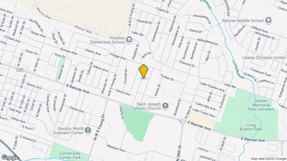 1302 Cedar Dr Map and Location Details