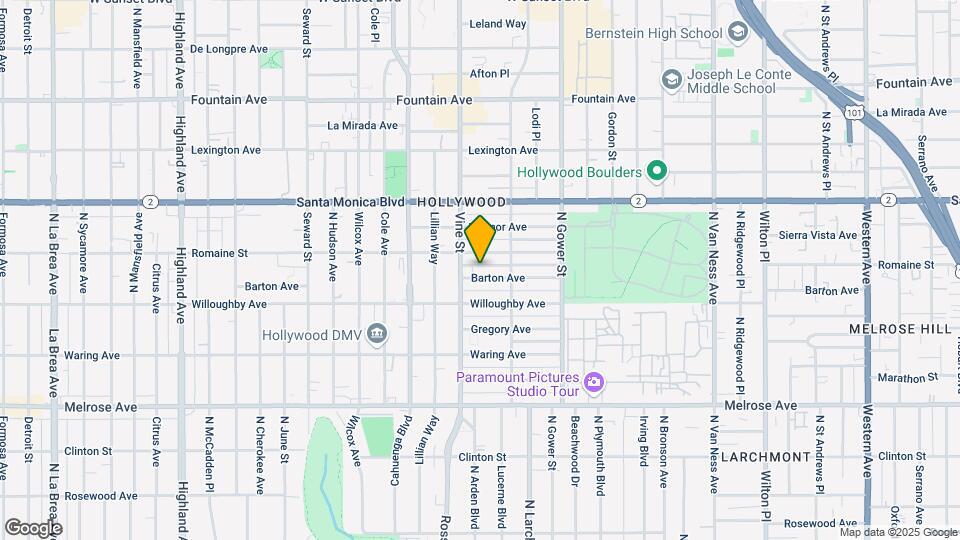 6035 Barton Ave Map and Location Details