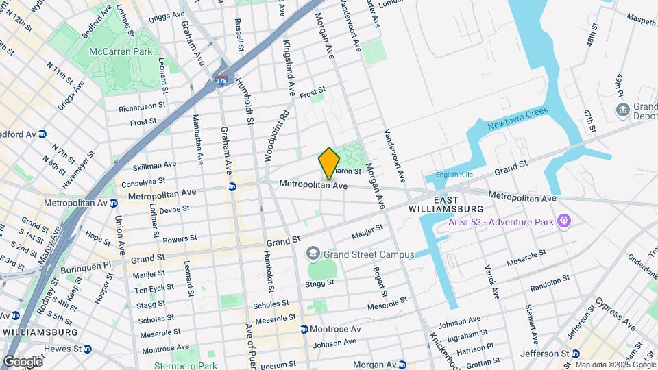 924 Metropolitan Ave Mapa y Detalles de la Ubicación